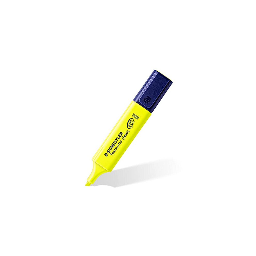 STAEDTLER 364-1 Textsurfer Classic Highlighter - Yellow (Box of 10)