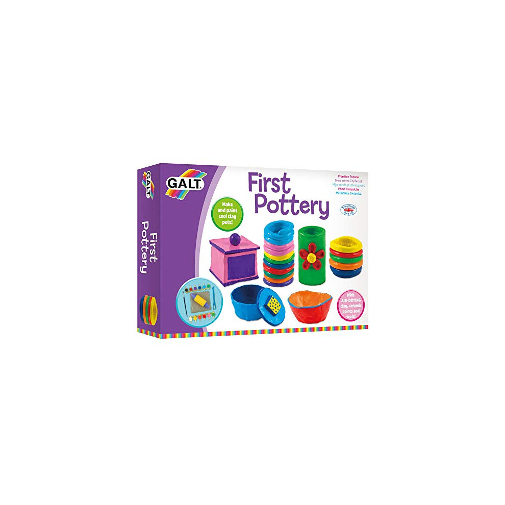 Galt Toys, First Pottery, Kids' Craft Kits, Ages 6 Years Plus