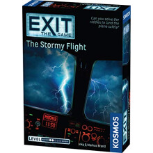 Thames & Kosmos - EXIT: The Stormy Flight - Level: 2/5 - Unique Escape Room Game - 1-4 Players - Puzzle Solving Strategy Board Games for Adults &