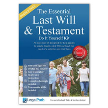 Double Pack Essential Last Will and Testament (DIY Will Kit UK) - Really Simple to Complete & Includes Comprehensive Guide 2023-24 Edition by
