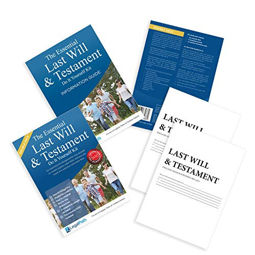 Double Pack Essential Last Will and Testament (DIY Will Kit UK) - Really Simple to Complete & Includes Comprehensive Guide 2023-24 Edition by 1