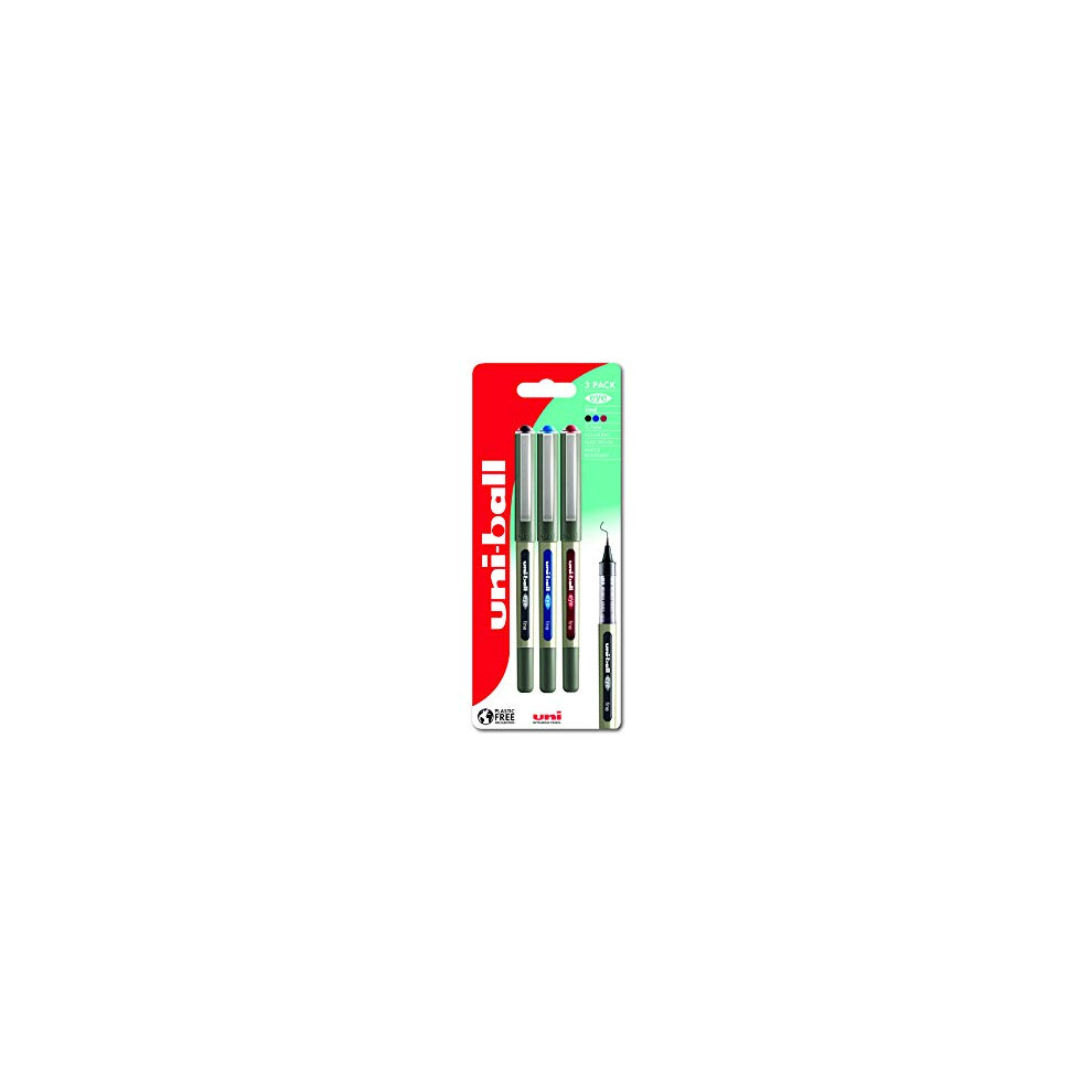 Uni-Ball Ub-157 Eye Rollerball Pens. Premium Fine 0.7Mm Ballpoint Tip For Super Smooth Handwriting, Drawing, Art, Crafts And Colouring. Fade And Water