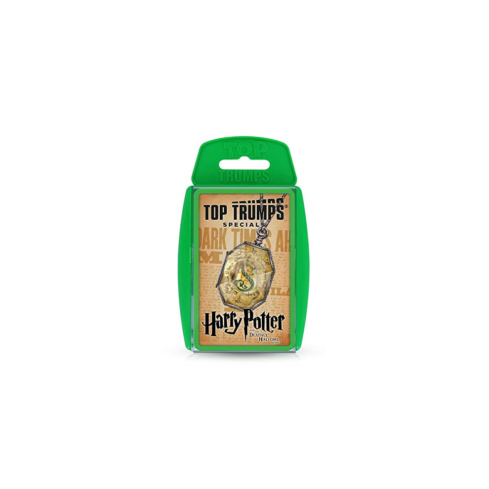 Top Trumps Harry Potter and the Deathly Hallows Part 1 Specials Card Game, play with Harry, Ron, Hermione, Dumbledore, Hagrid and Voldemort, gift and