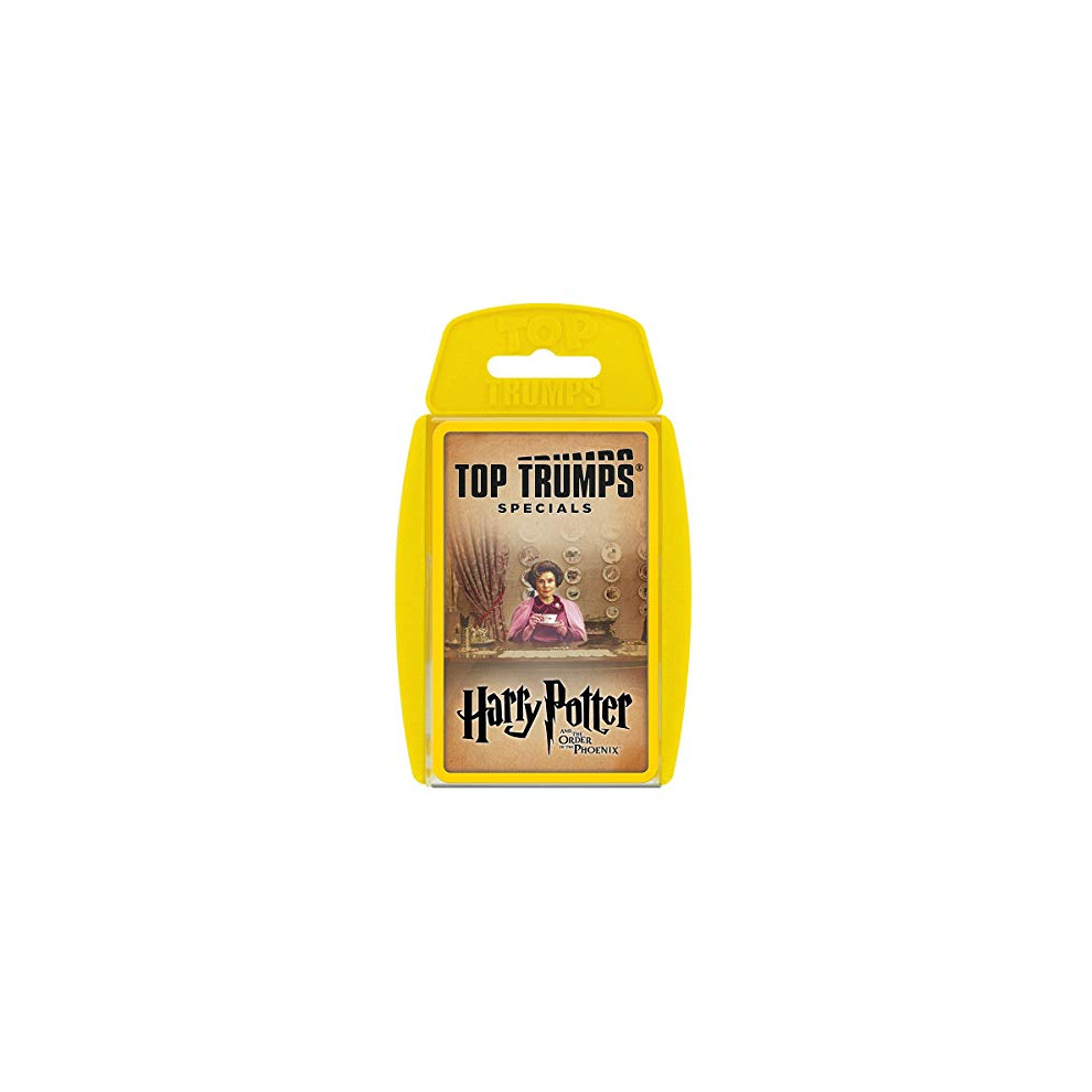 Top Trumps Harry Potter and the Order of the Phoenix Specials Card Game, play with Harry, Ron, Hermione, Dumbledore, Snape and Hagrid, Educational