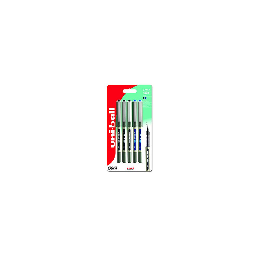 uni-ball UB-157 Eye Rollerball Pens. Premium Fine 0.7mm Ballpoint Tip for Super Smooth Handwriting, Drawing, Art, Crafts and Colouring. Fade and Water