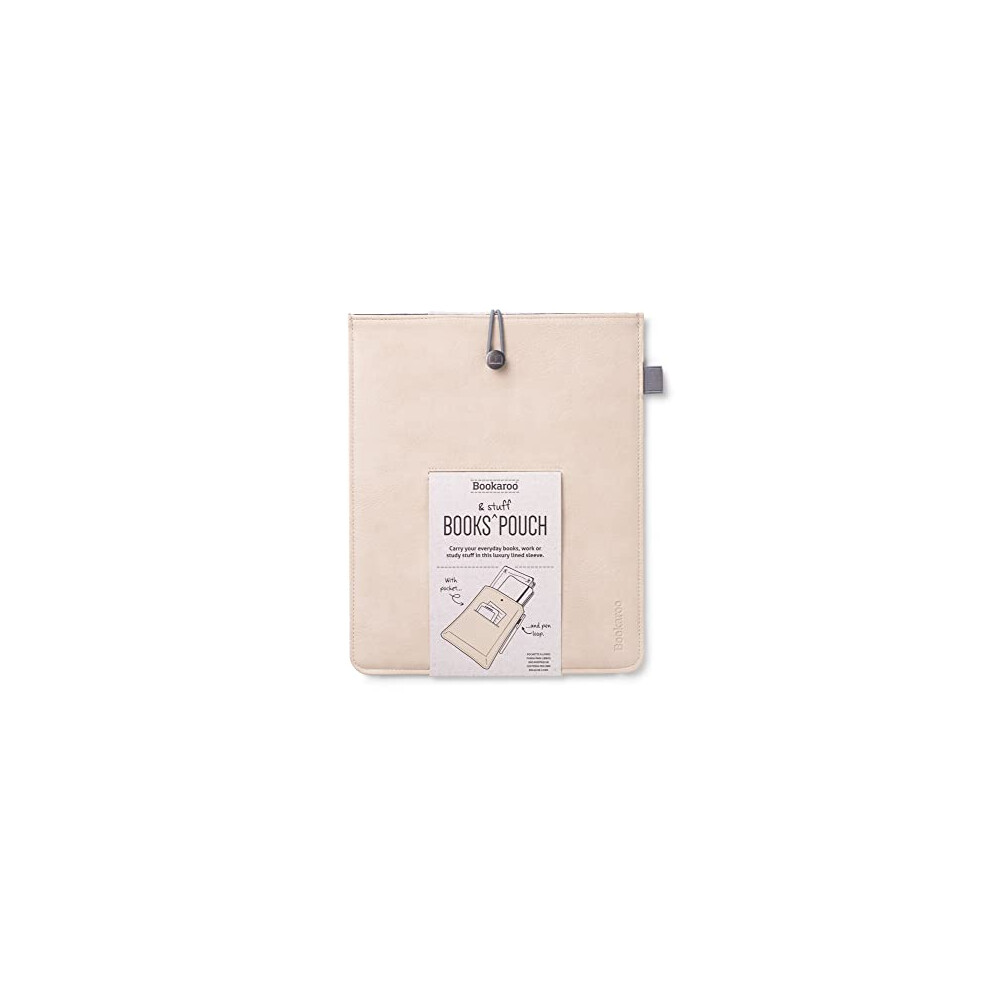 If Bookaroo Books & Stuff Pouch - Cream