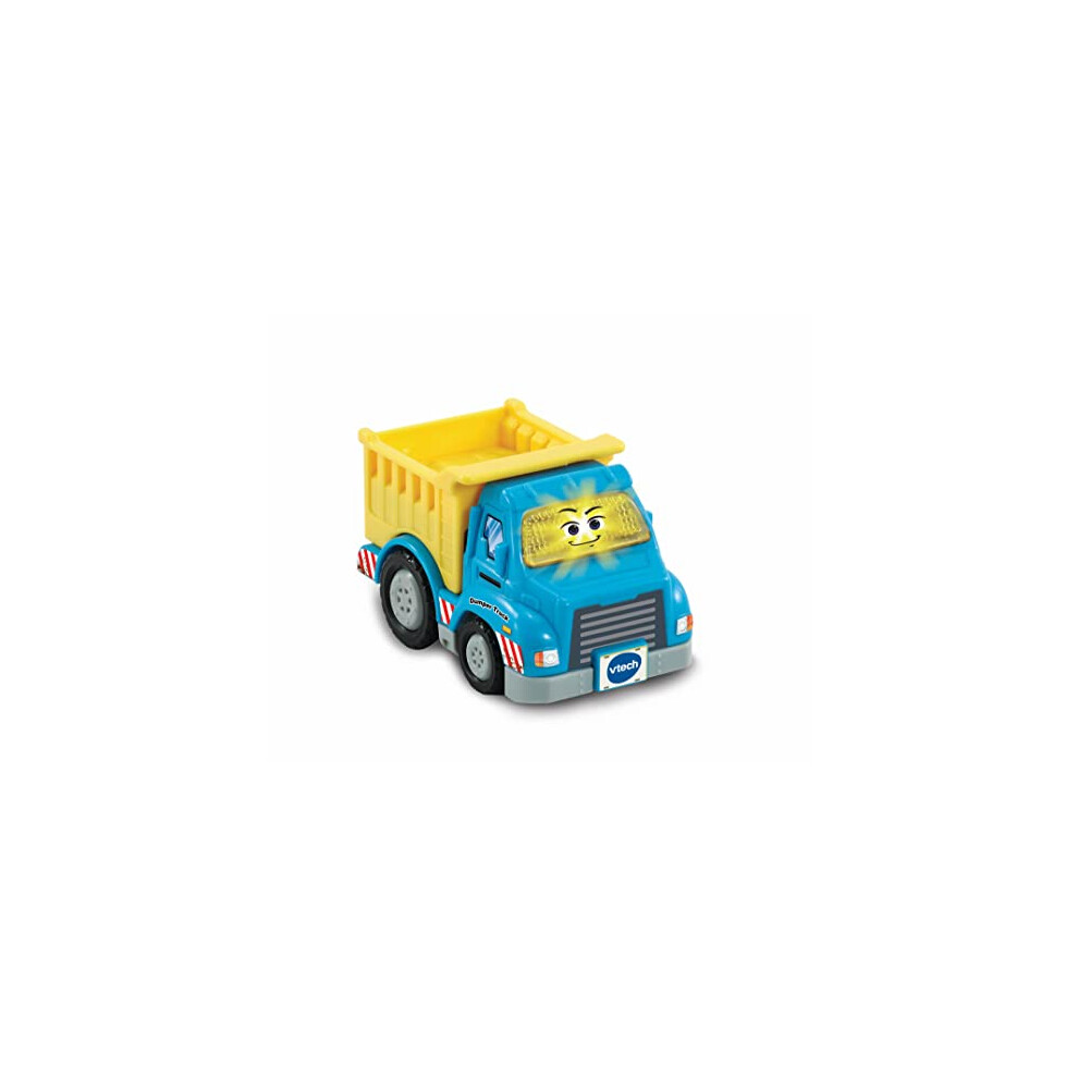 VTech Toot-Toot Drivers Dumper Truck, Toy Car for 1 Year Old, Pretend Play with Lights & Sounds, Interactive Toddlers Toy for 12 Months, 2, 3, 4 +,