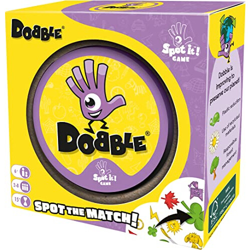 Asmodee Asmodee | Dobble | Card Game | Ages 6+ | 2-8 Players | 15 Minutes Playing Time 1