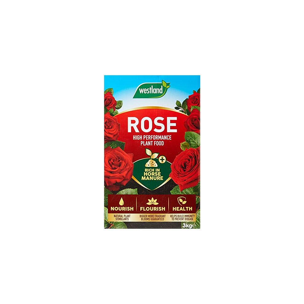 Westland Horse Manure and Plant Stimulant Enriched Rose Food, 3 kg