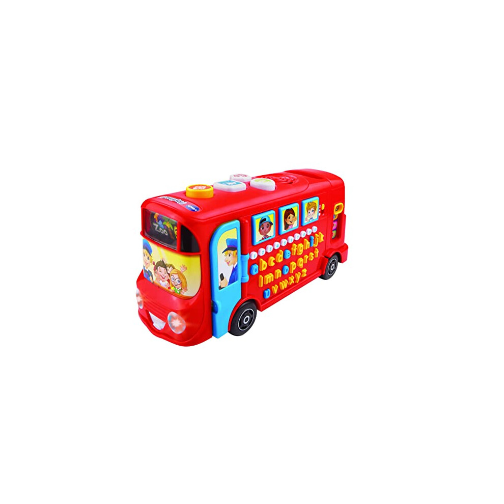 VTech Playtime Bus with Phonics, Educational Toy for Children with Letters, Phonics & the Alphabet, Over 100 Interactive Curriculum Questions, Kids