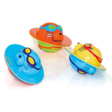 Zoggs Kid's Seal Flips Pool Water Toy, Multicolour, 3 pack