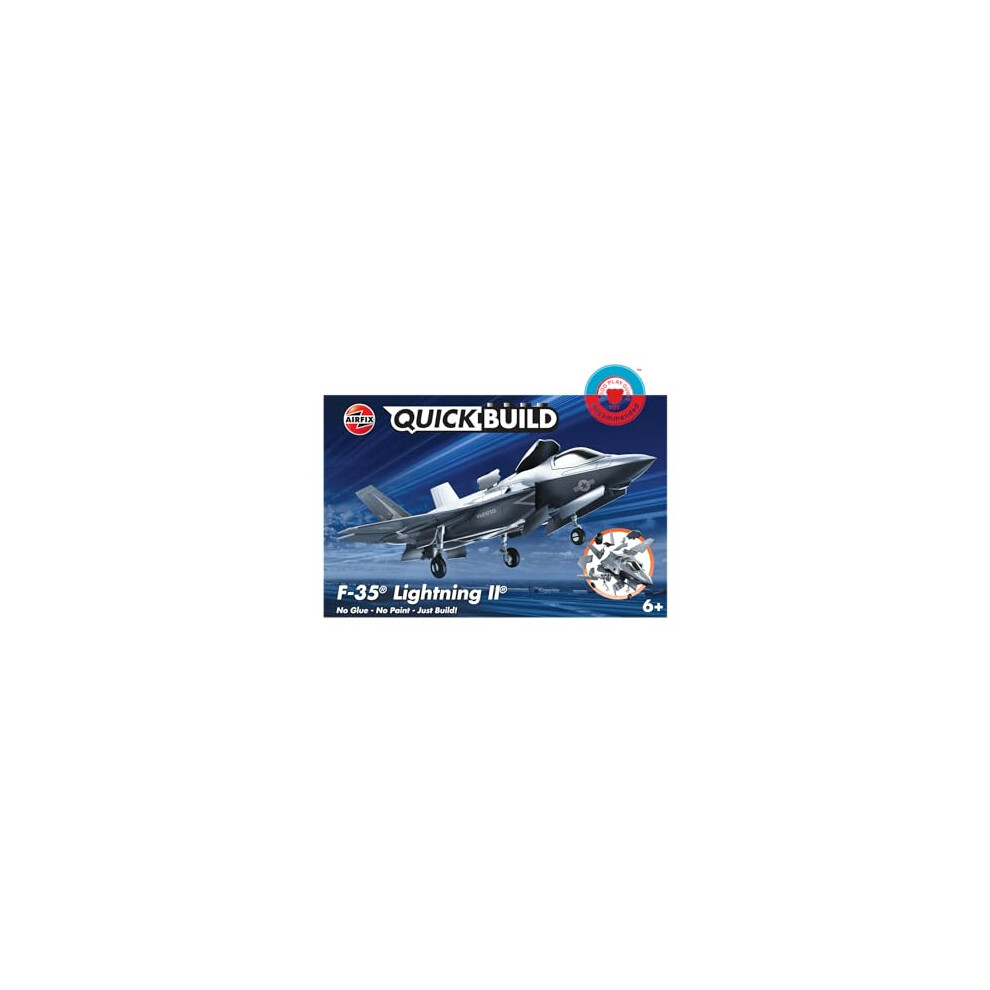 Airfix J6040 Quickbuild F-35B Lightning Ii, 25.4 X 15.24 X 7.62 Cm