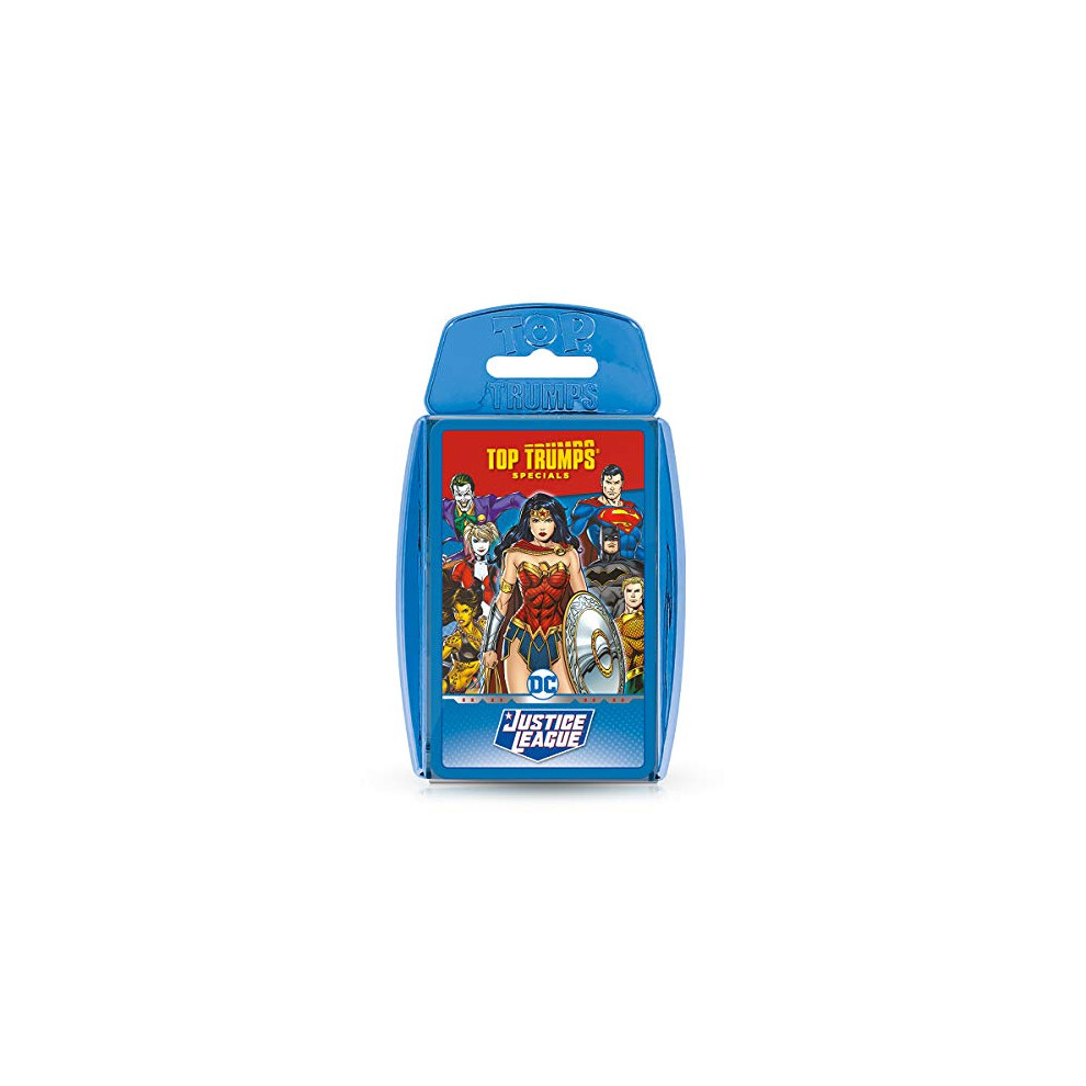 Top Trumps Justice League Specials Card Game, Play With Superheroes And Villains Including Batman, Superman, Wonder Woman, Joker, Poison Ivy And