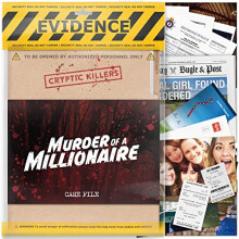 Cryptic Killers Unsolved murder mystery game - Cold Case Files Investigation Detective clues/evidence - Solve the crime - For individuals, date nights