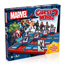 Winning Moves Marvel Guess Who? Board Game, The Avengers, Guardians of the Galaxy and Wakanda forces are included from Hulk, Iron Man, Black Widow,