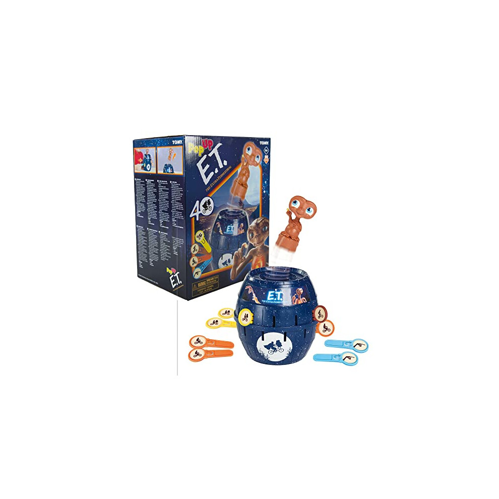 Tomy T73418 Pop Up E.T. Family & Preschool Kids Board Game, 2 - 4 Players, Suitable For Boys & Girls Aged 4+