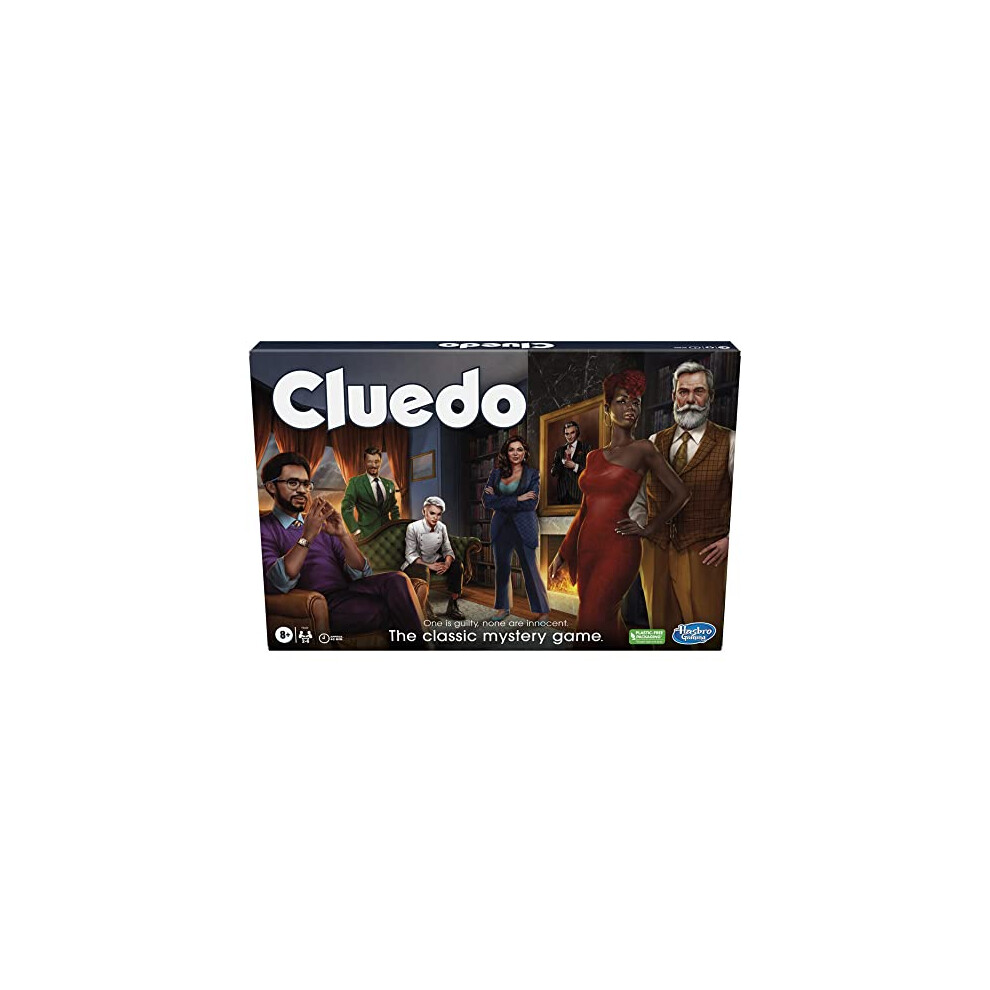 Hasbro Gaming Cluedo Board Game, Reimagined Cluedo Game for 2-6 Players, Mystery Games, Detective Games, Family Games for Kids and Adults