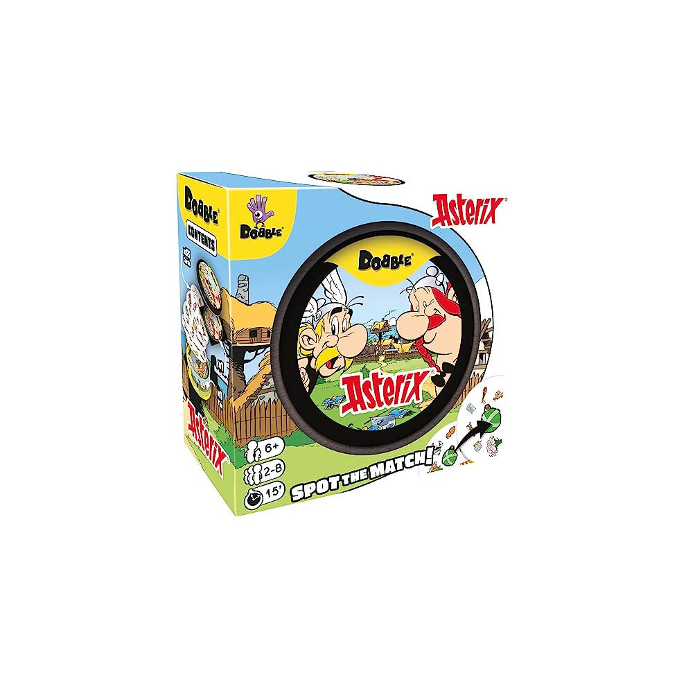 Asmodee | Dobble Asterix | Card Game | Ages 6+ | 2-8 Players | 15 Minutes Playing Time