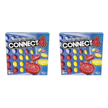 The Classic Game of Connect 4 Strategy Board Game for Kids; 2 Player ; 4 in a Row; Kids Gifts (Pack of 2)