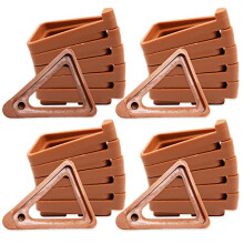 SZXMDKH 24 Pcs Pot Toes Plant Pot Feet Invisible Flower Pot Risers Potted Triangle Toes Potted Plant Stand for Indoor and Outdoor Pot Lifters Supports