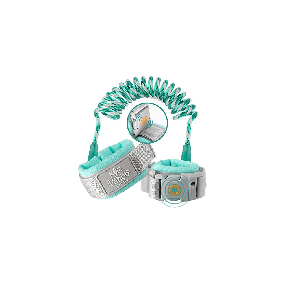 Toddler Rein For Walking, 1.5M Wrist Reins For Toddlers With Induction Lock, Anti Lost Wrist Link Toddler Toddler Wrist Strap For Green Lehoo Castle