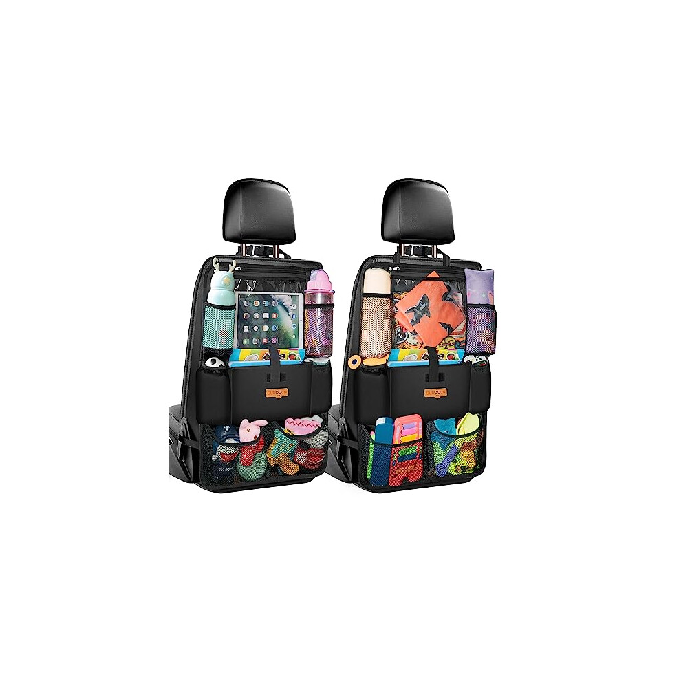 Surdoca Car Organiser Car Seat Organiser - 4Th Generation Enhanced Car Organiser Back Seat For Up To 10.5 Ipad, 9 Pockets, Kids Toy Storage, Water 90505263