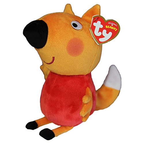 Ty TY 46263 Peppa Pig Plush Freddy Fox, Multicolored, 6"