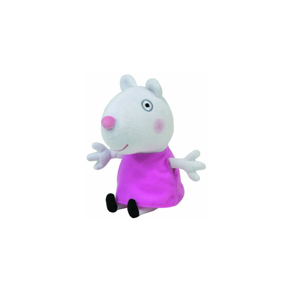 TY 8243 Suzy Sheep-Peppa Pig, Blue and Pink, 6"