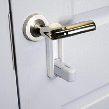 BeeGo? Child Door Handle Lock | Safety Lever Locks for Children and Pets | Baby Proofing | Extra Strong 3M VHB Self Adhesive Pads | No Screws or