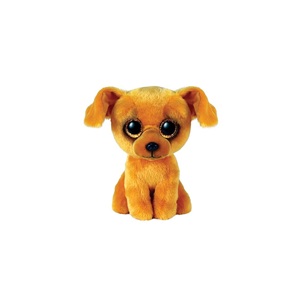 TY Toys Beanie Boo Lightbrown Dog Zuzu - 15 CM, Brown (2009294)