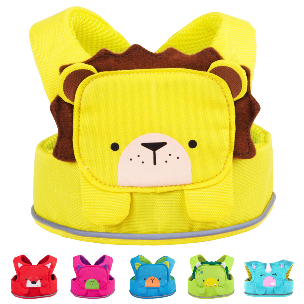 Trunki ToddlePak - Fuss Free Baby Walking Reins and Toddler Safety Harness ? Leeroy Lion (Yellow)