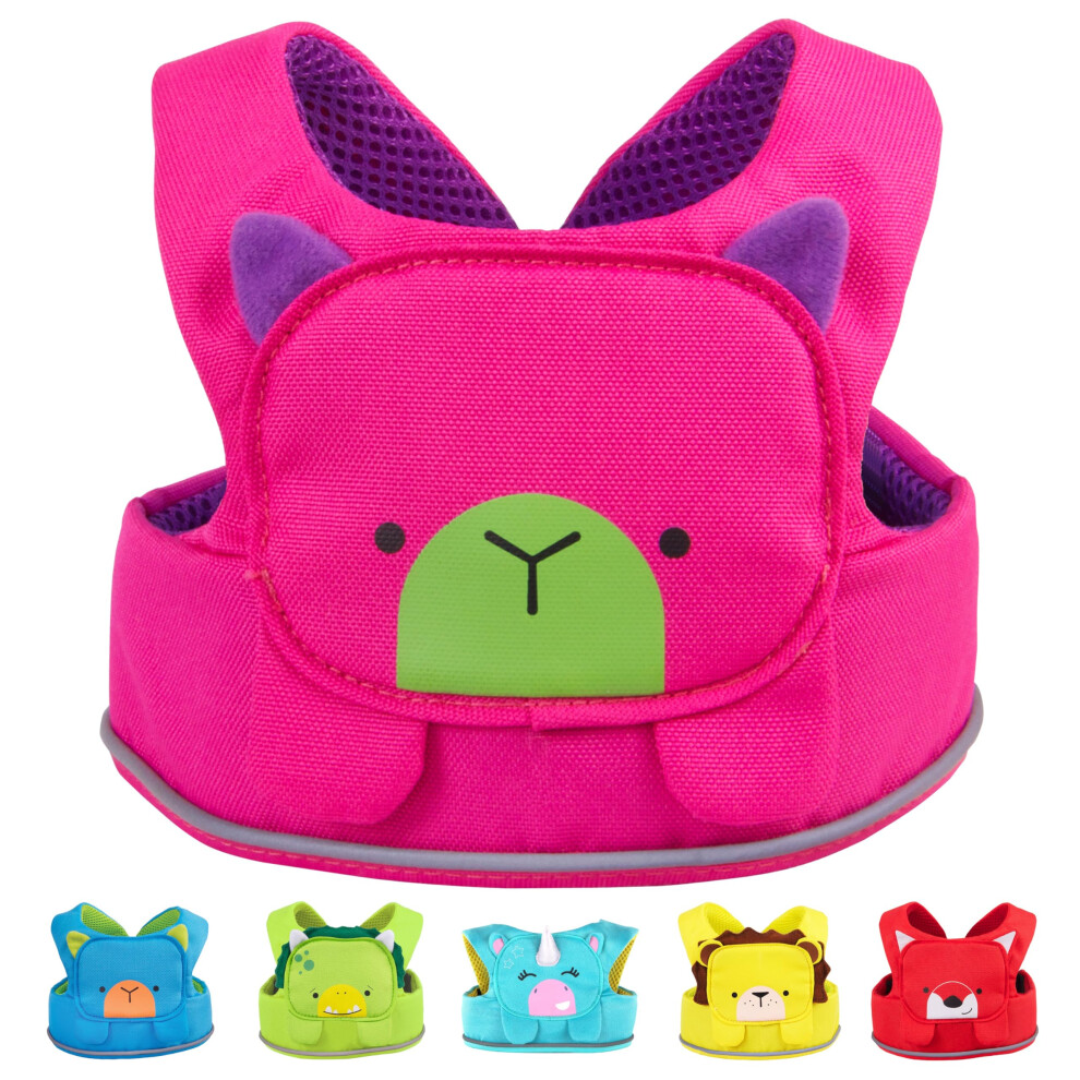 Trunki ToddlePak - Fuss Free Baby Walking Reins and Toddler Safety Harness ? Betsy Bear (Pink)