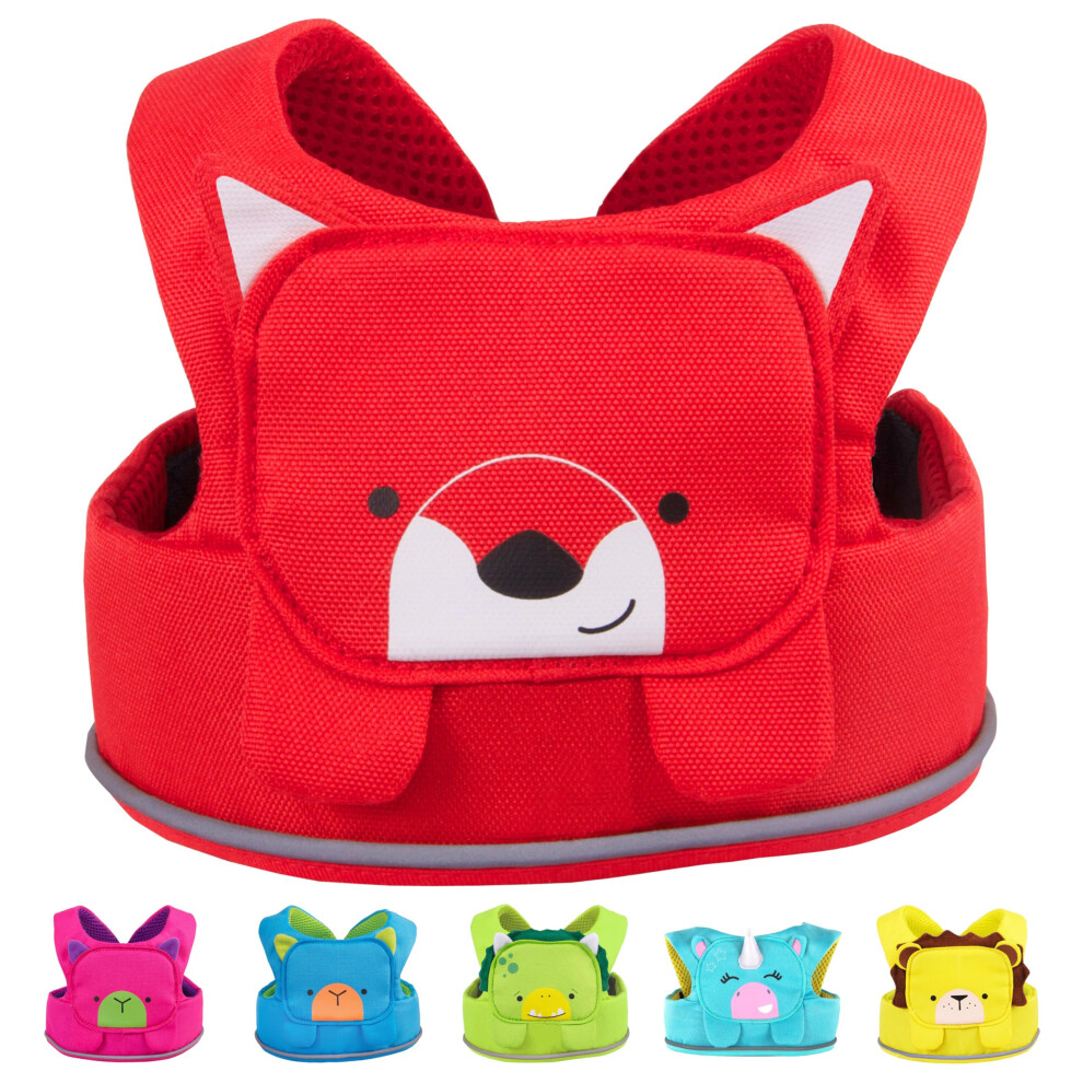 Trunki ToddlePak - Fuss Free Baby Walking Reins And Toddler Safety Harness ? Felix Fox (Red)