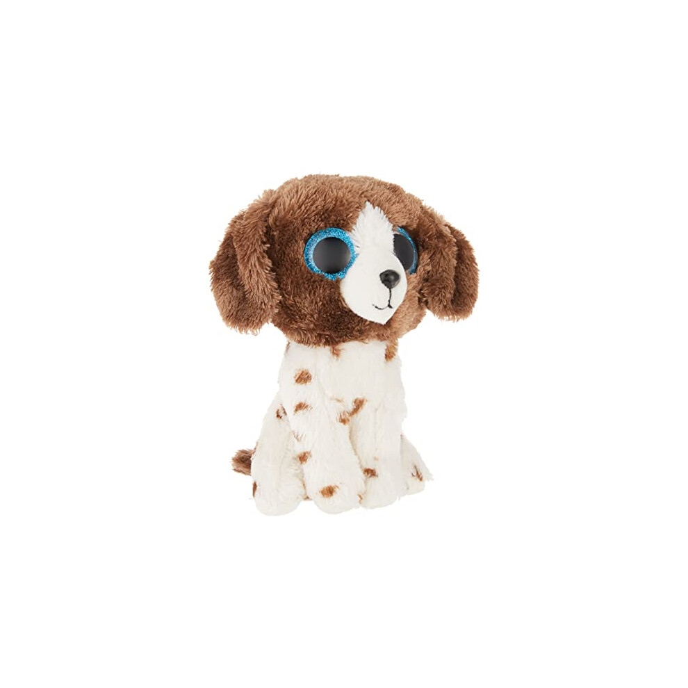 TY 2007517 Muddles Brown & White Dog Beanie Boo Stuffed Animal, Multicoloured