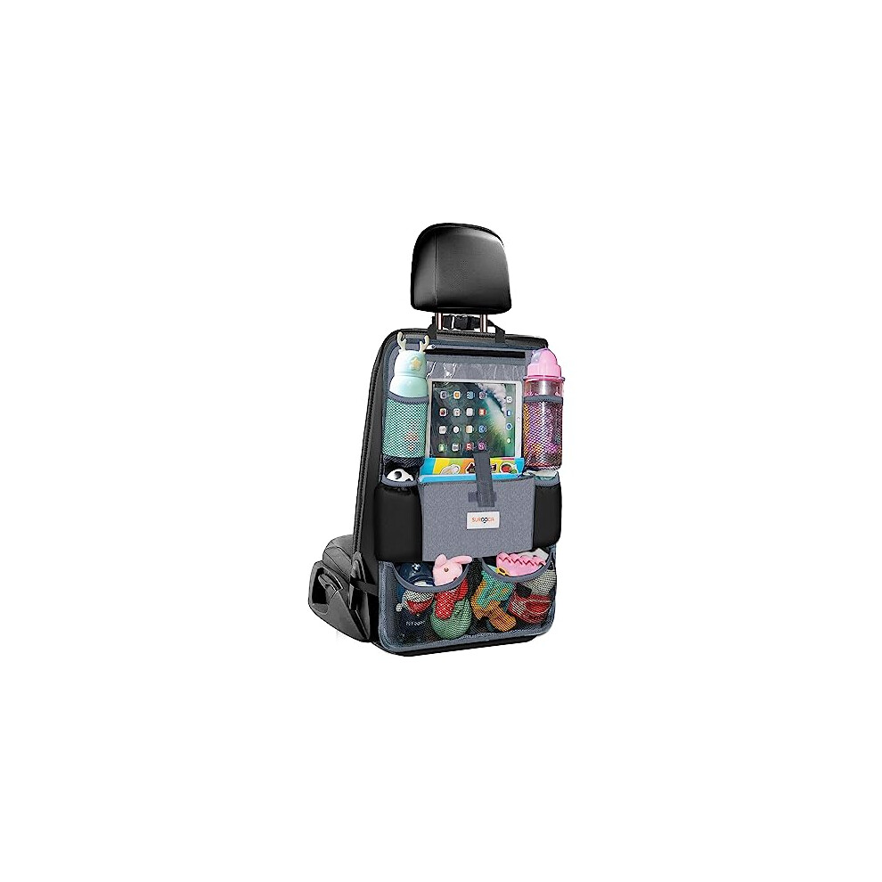 Surdoca Car Organiser Car Seat Organiser - 4Th Generation Enhanced Car Organiser Back Seat For Up To 10.5 Ipad, 9 Pockets, Kids Toy Storage, Water 90507397