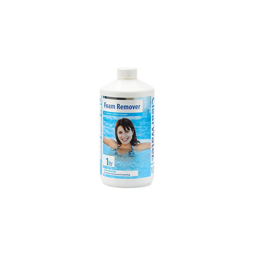 Clearwater CH0007 Foam Remover for Swimming Pool and Spa Treatment, 1 Litre