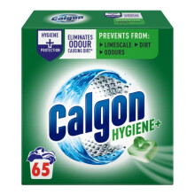 Calgon Hygiene Plus Water Softener Tablets, Washing Machine Cleaner & Limescale Remover, Kills 99.9% of Bacteria in Your Washing Machine, Eliminates