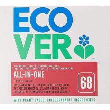Ecover All in One Dishwasher Tablets, 68 Tablets, white