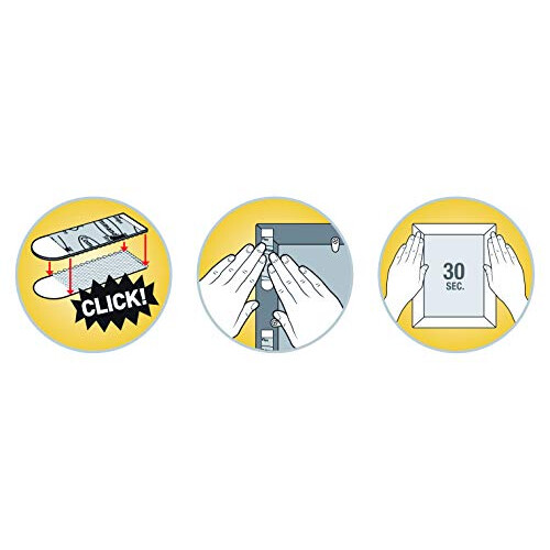 3M Command 17209 Picture Mounting Multi-Pack 4 x 2 M and 8 x 2 Strips Size L, Gro?/Mittelgro 1