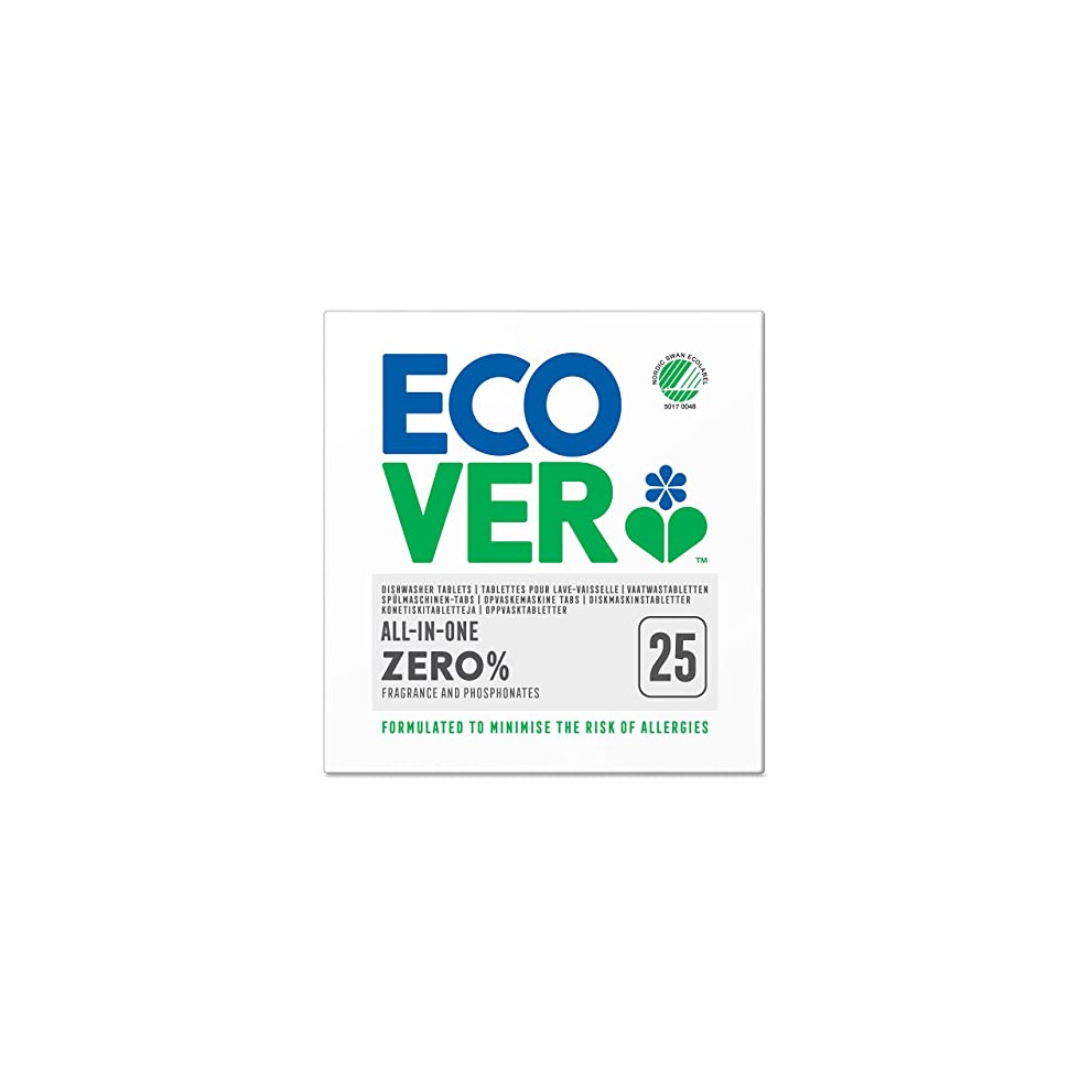 Ecover Zero Dishwasher Tablets, 25 each