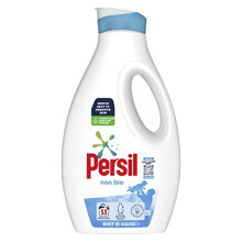 Persil Non Bio Laundry Washing Liquid Detergent 100% recyclable bottle tough on stains, gentle next to sensitive skin 53 wash 1.431 L