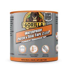 Gorilla 107660 Waterproof Patch & Seal Tape Clear 2.4m