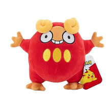 Pok?mon PKW3086 Official & Premium Quality 8-inch Darumaka Adorable, Ultra-Soft, Plush Toy, Perfect for Playing & Displaying-Gotta Catch ?Em All
