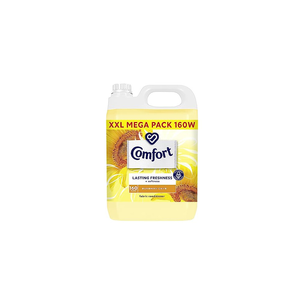 Comfort Sunshiny Days Fabric Conditioner With Stay Fresh Technology For 100 Days Of Freshness + Fragrance* 160 Wash 4800Ml