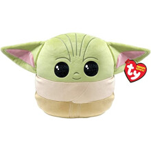 Ty Star Wars Grogu Baby Yoda Squish-A-Boo 10 Inches | Licensed Squishy Beanie Baby Soft Plush Toys | Collectible Cuddly Stuffed Teddy