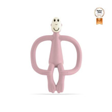 Matchstick Monkey, Original Teether & Gel Applicator, Antimicrobial Silicone Teething Toys for Baby, Easy to Grip, BPA Free, 3 Months Old+, 10.5 cm,