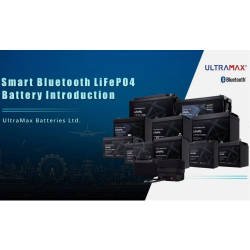 ULTRAMAX  12V 60Ah Lithium Battery WITH BLUETOOTH Upgrades AGM 2