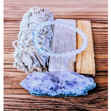 Crystal Bundle Healing Selenite Amethyst