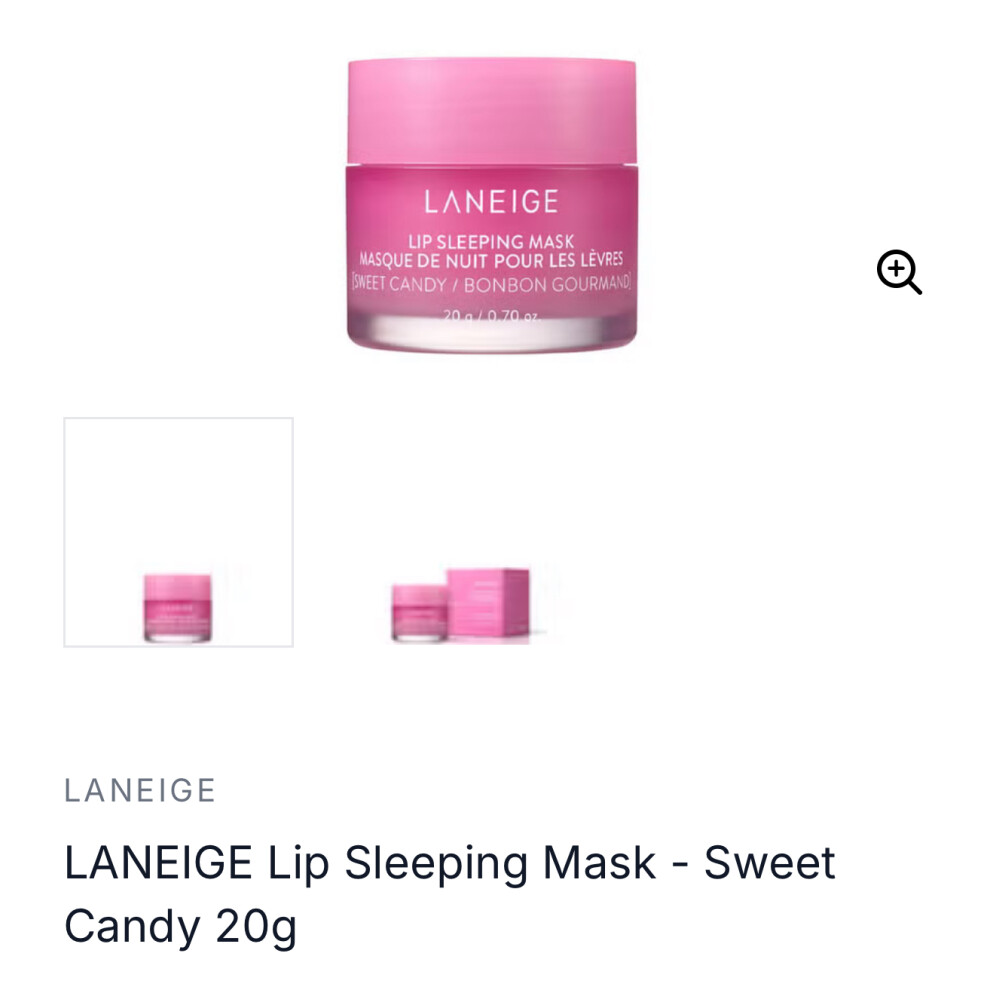 Laneige Pink Lip Sleeping Mask - Sweet Candy 20G