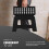 KEPLIN 9 inch Folding Step Stool Non-Slip Foldable stool, Black 3